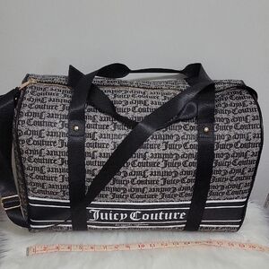 Juicy Couture Black and Gray Weekend Bay